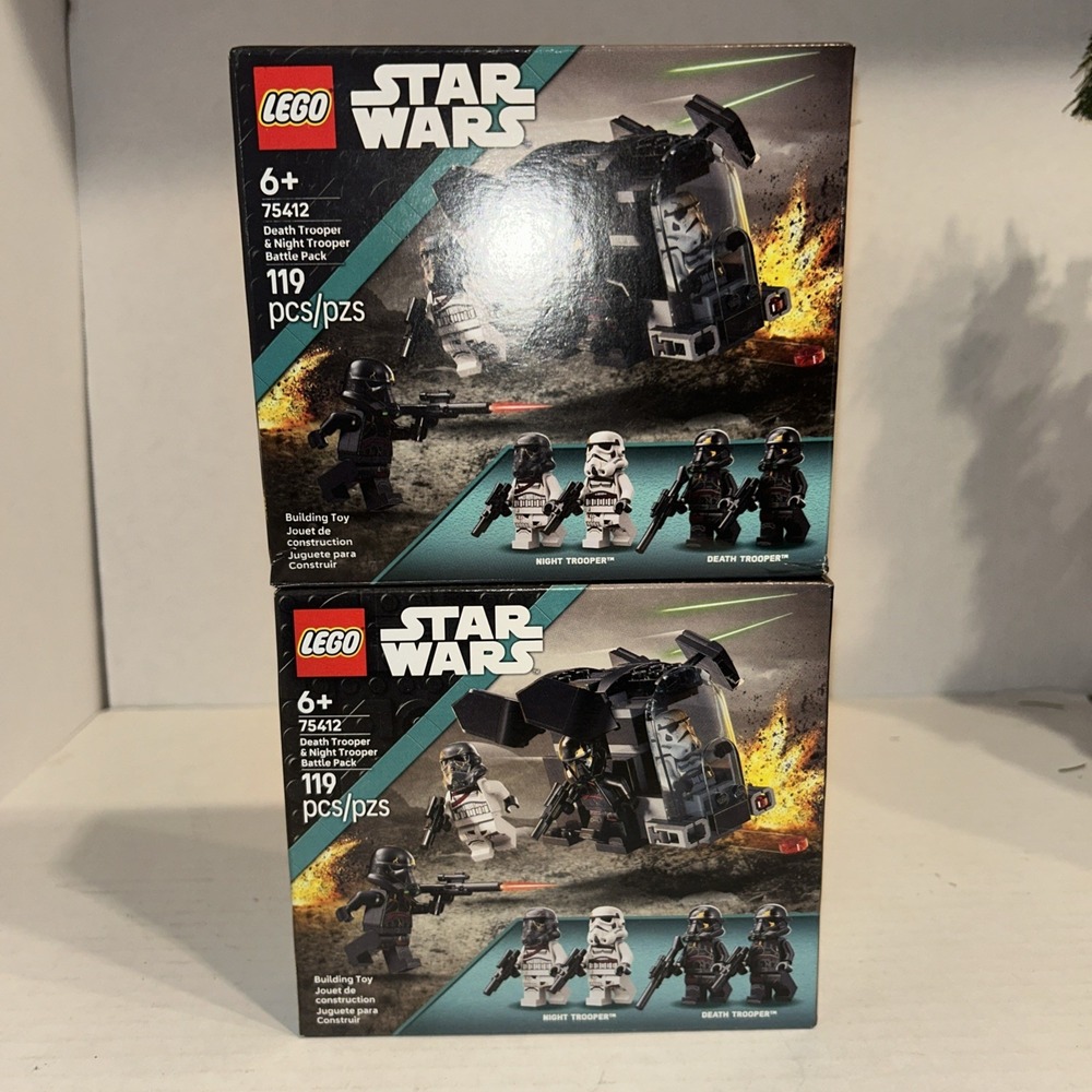 LEGO 75412  Star Wars Death Trooper & Night Trooper Battle Pack‎ NEW Lot Of 2 D1